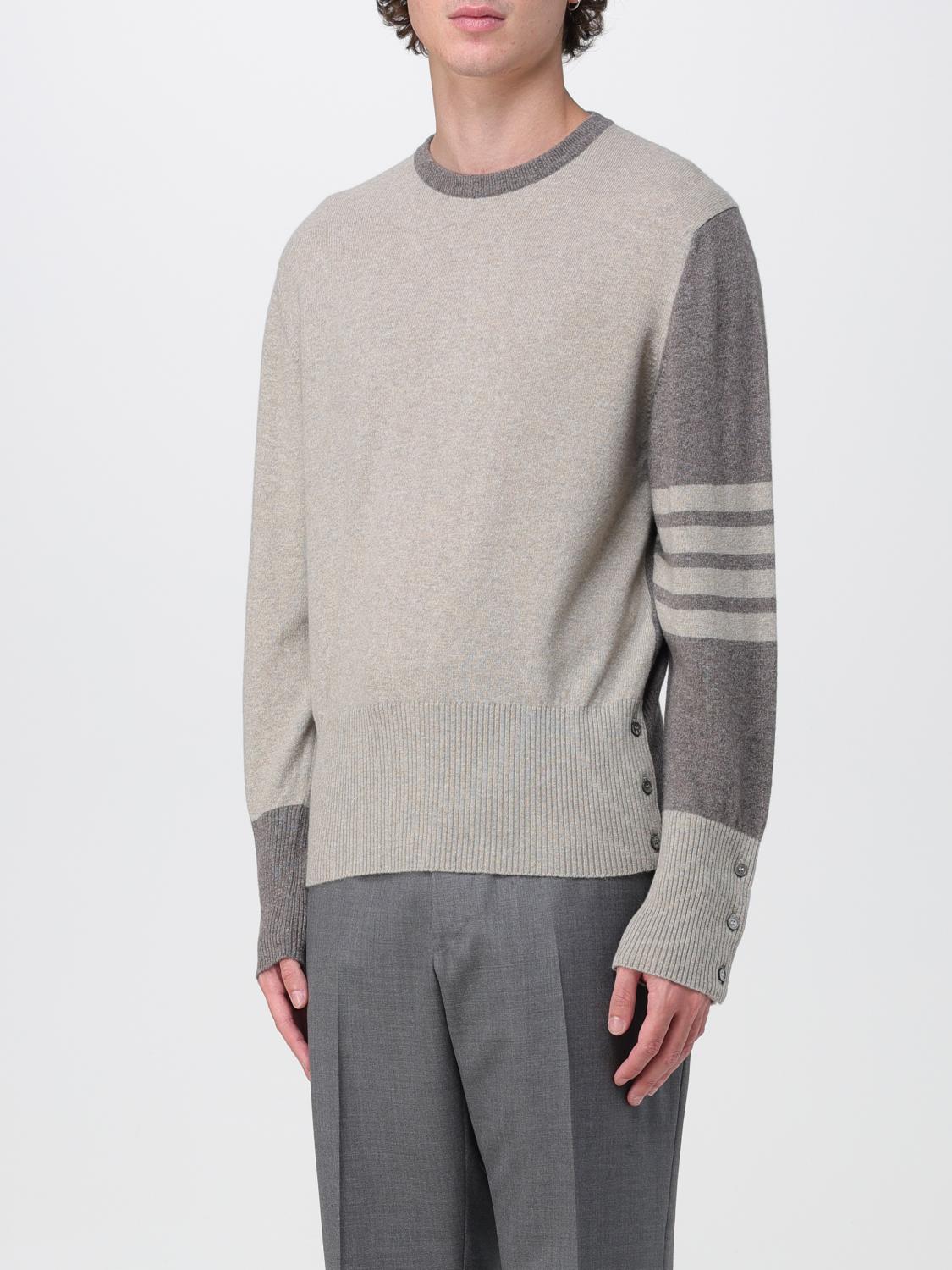 THOM BROWNE PULLOVER: Pullover herren Thom Browne, Beige - Img 4
