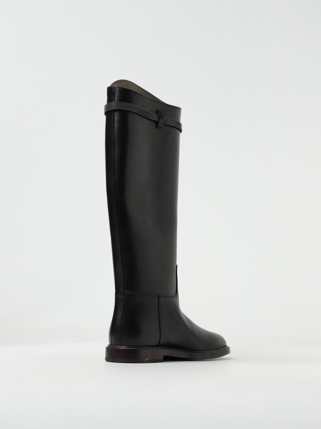 BRUNELLO CUCINELLI BOTAS: Botas mujer Brunello Cucinelli, Negro - Img 3