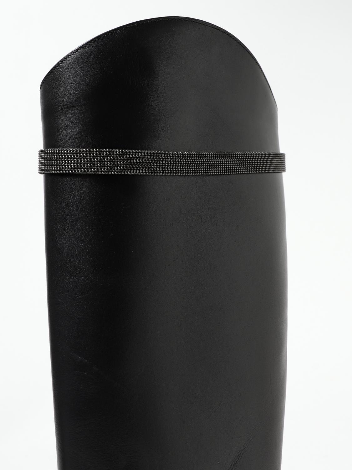 BRUNELLO CUCINELLI BOTAS: Botas mujer Brunello Cucinelli, Negro - Img 4