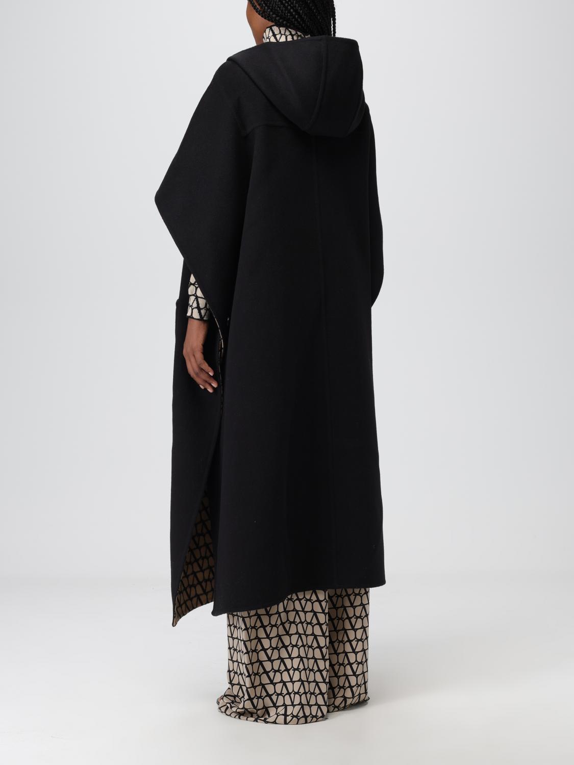 Valentino ケープ レディース - ブラック | 3B3CG3S07YB | GIGLIO.COM