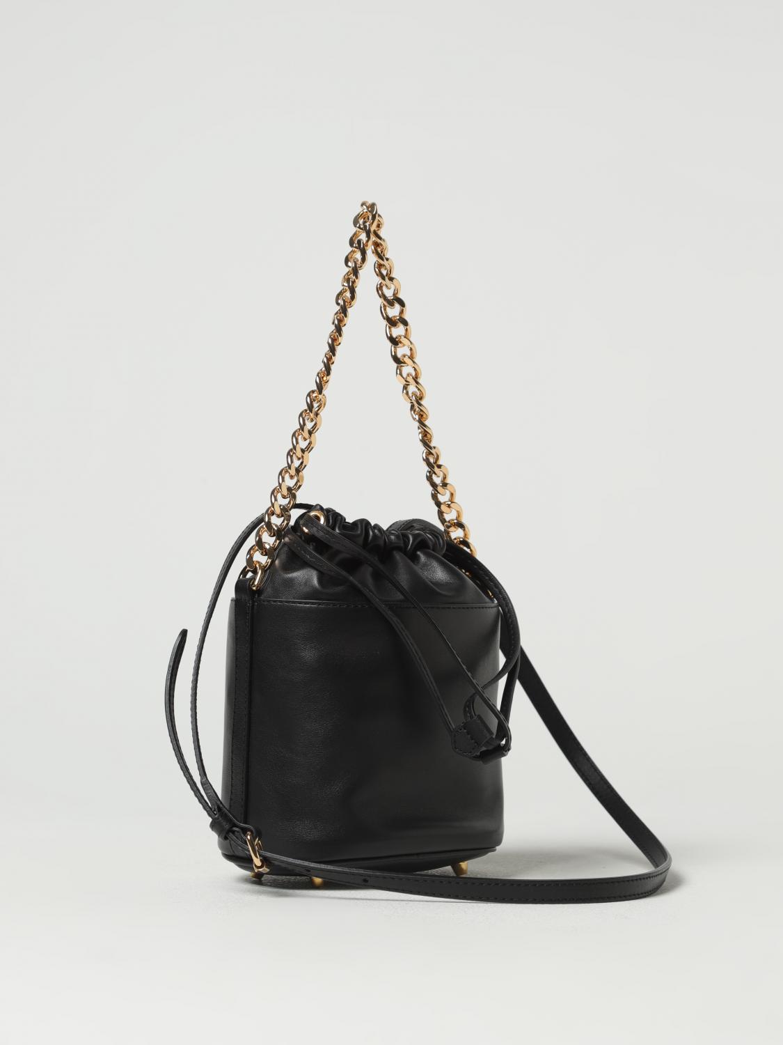 MOSCHINO COUTURE BORSA MINI: Borsa Moschino Couture in pelle, Nero - Img 2