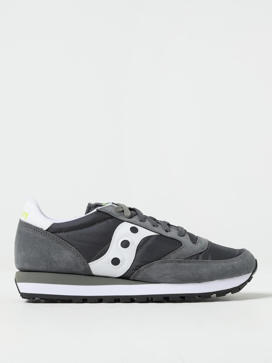 SAUCONY SNEAKERS: Sneakers Jazz Original Saucony in camoscio e nylon, Grigio - Img 1