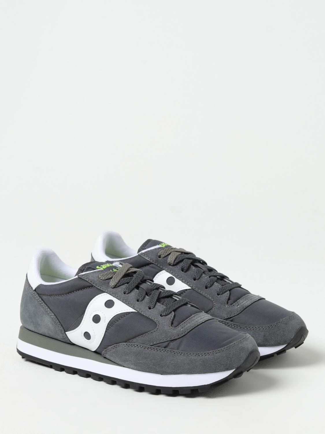 SAUCONY SNEAKERS: Sneakers Jazz Original Saucony in camoscio e nylon, Grigio - Img 2