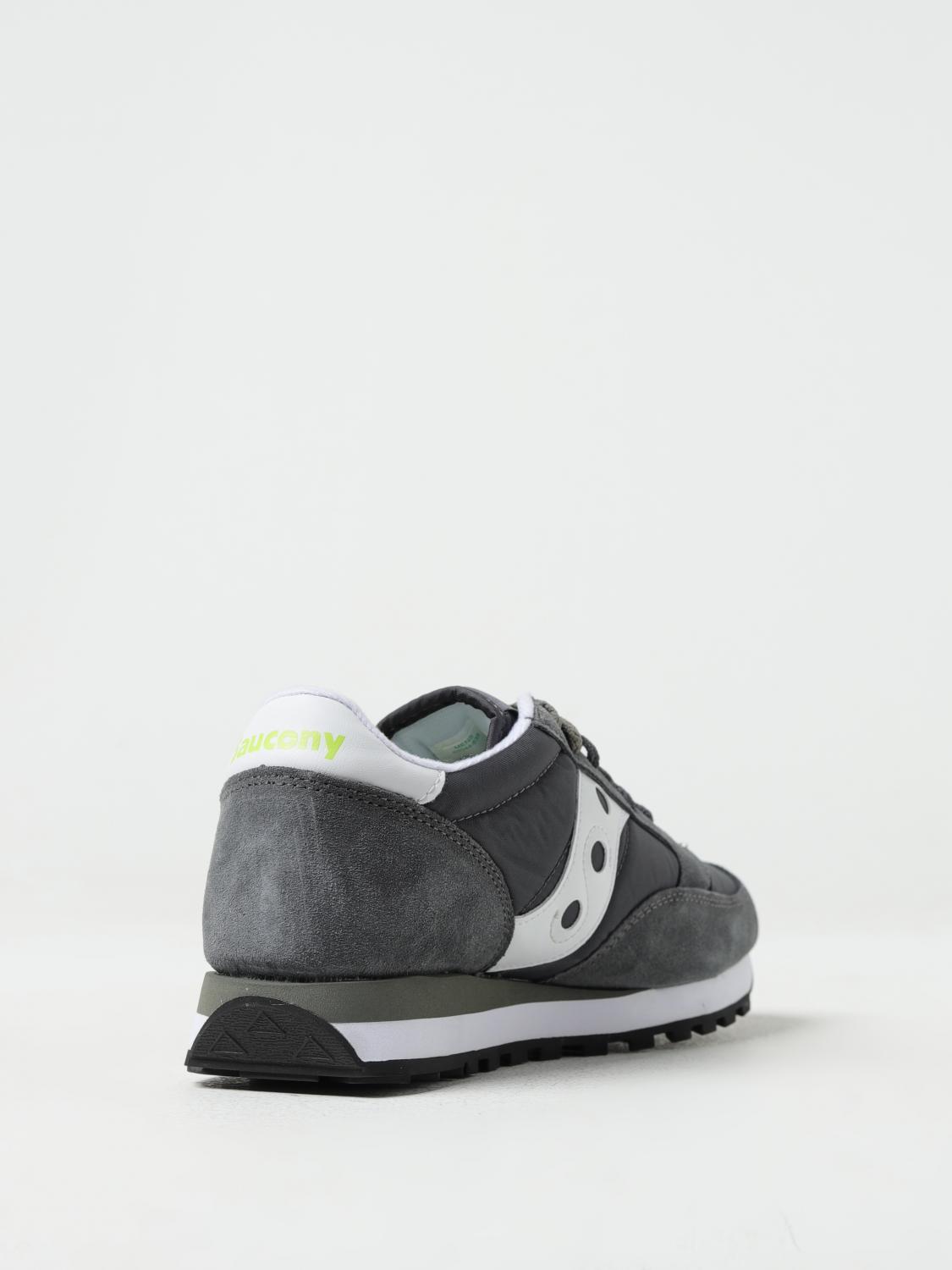 SAUCONY SNEAKERS: Sneakers Jazz Original Saucony in camoscio e nylon, Grigio - Img 3