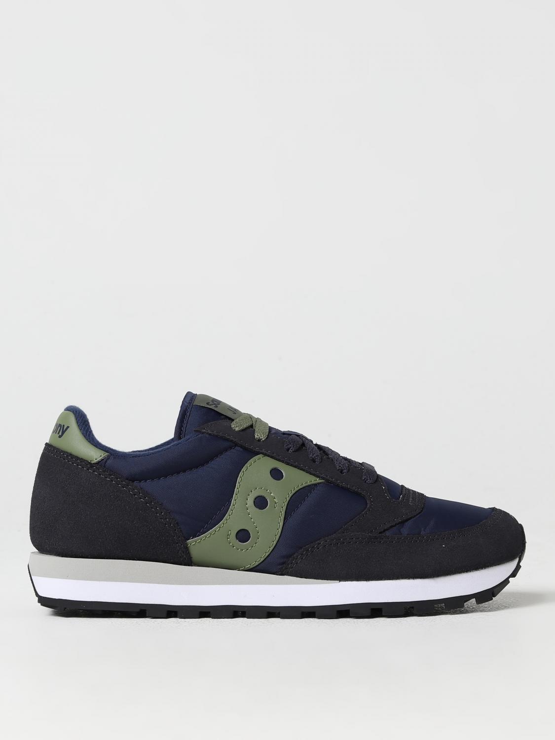 SAUCONY SNEAKERS: Sneakers Jazz Original Saucony in camoscio e nylon, Blue Navy - Img 1