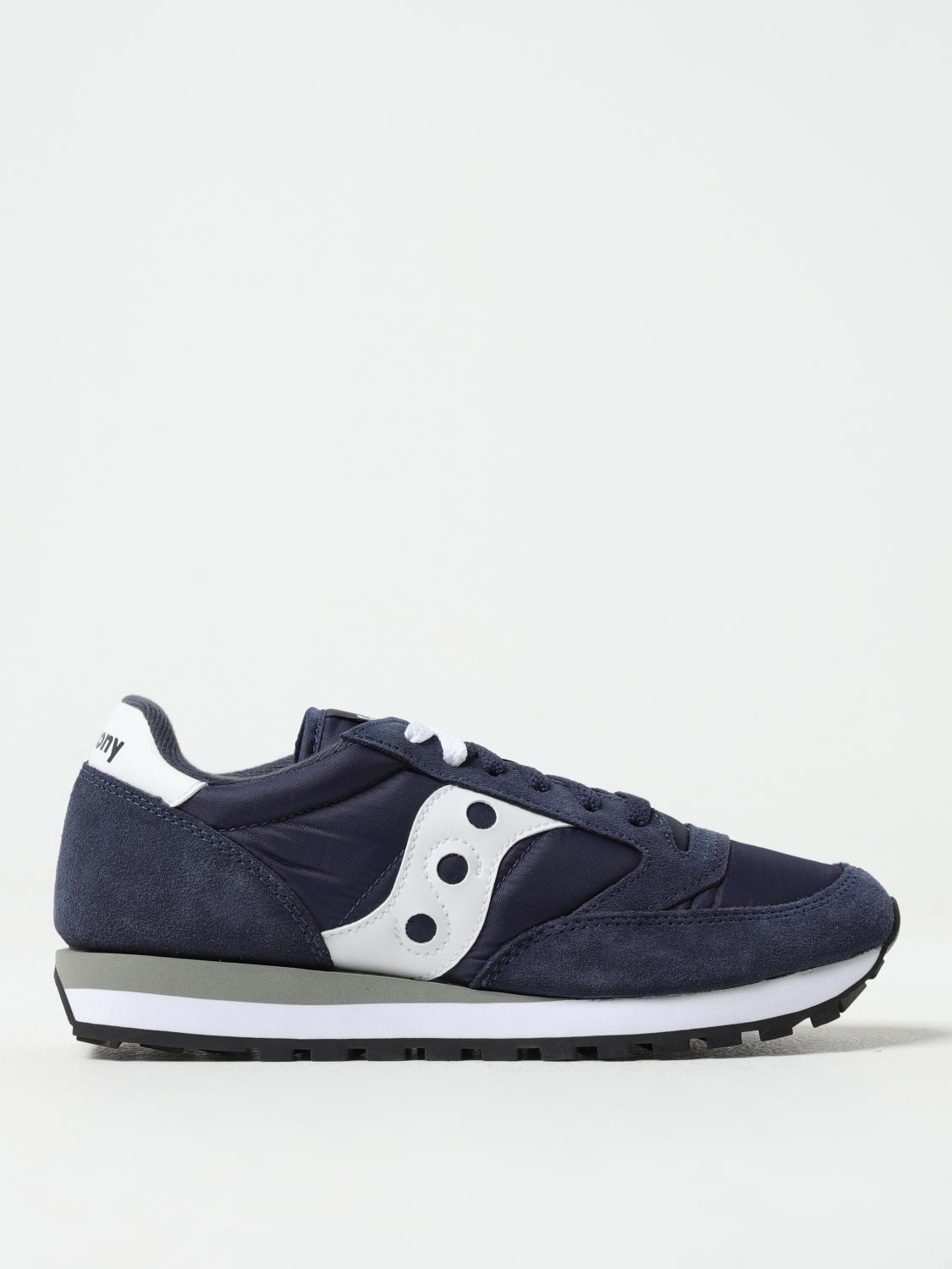 SAUCONY SNEAKERS: Sneakers Jazz Original Saucony in camoscio e nylon, Blue 1 - Img 1