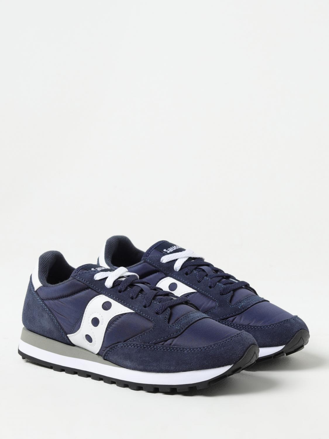 SAUCONY SNEAKERS: Sneakers Jazz Original Saucony in camoscio e nylon, Blue 1 - Img 2