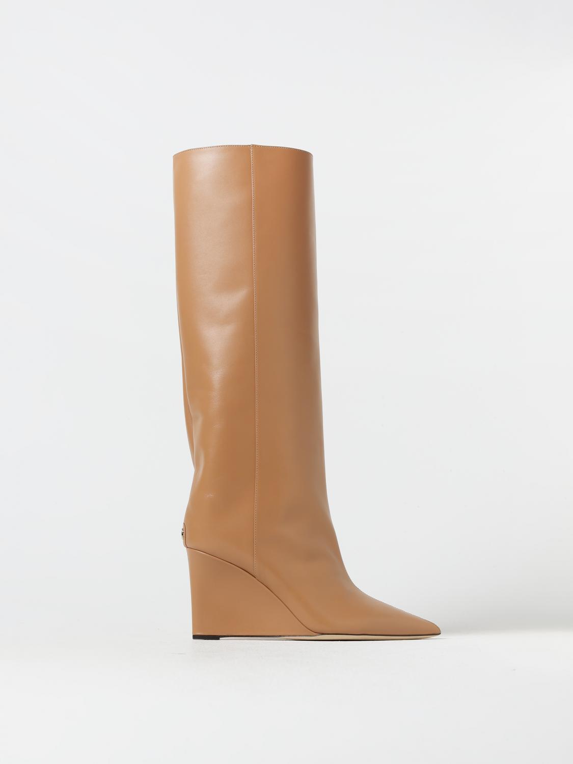 JIMMY CHOO BOTAS: Botas mujer Jimmy Choo, Biscocho - Img 1