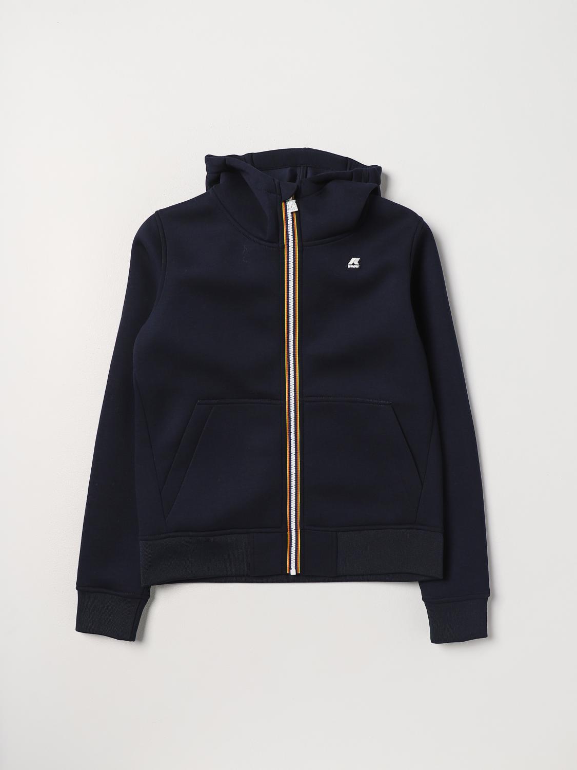 K-WAY JACKET: Jacket kids K-way, Blue - Img 1
