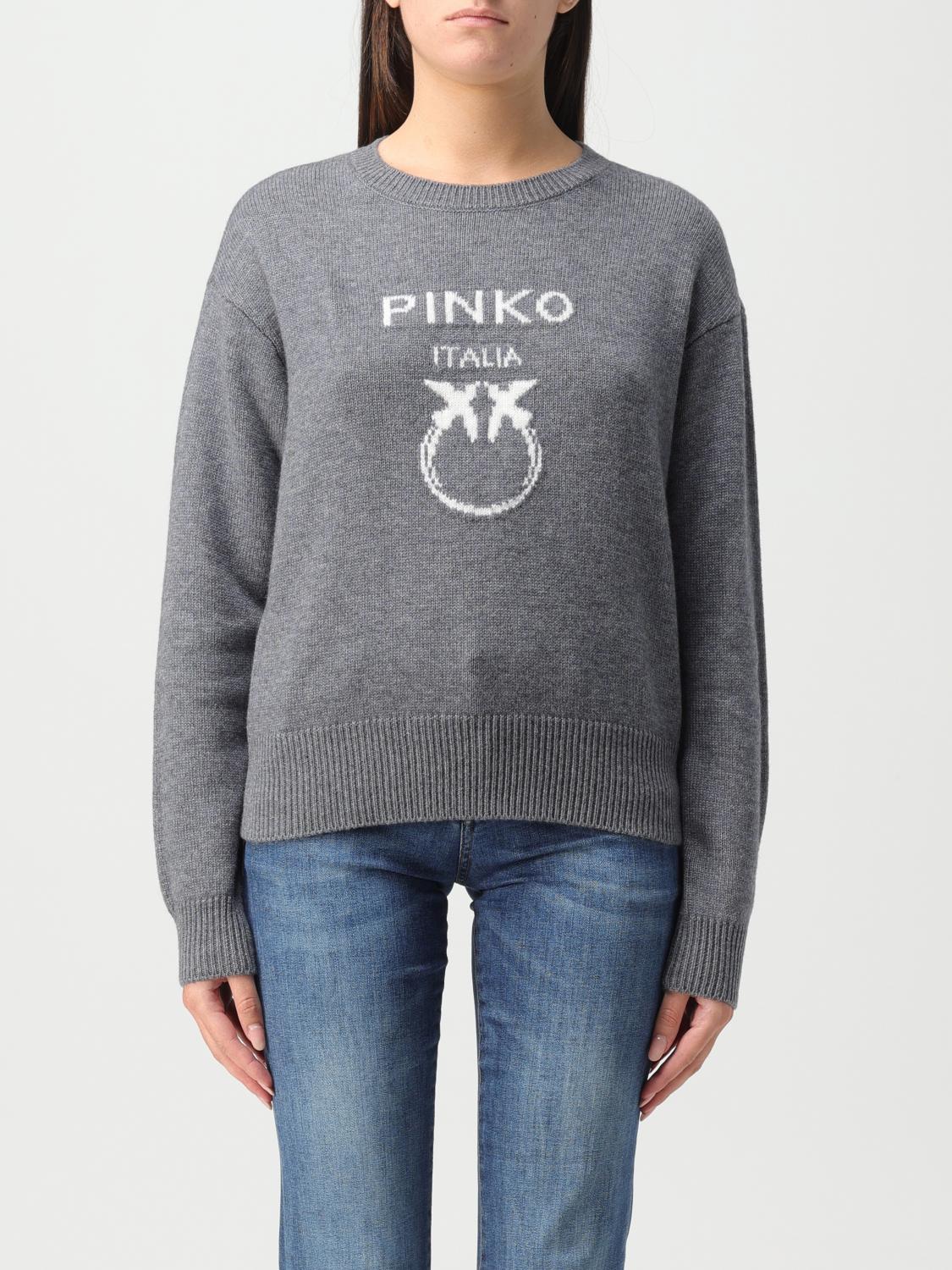 PINKO: Jumper woman Grey Pinko jumper 100414Y7Z4 online at