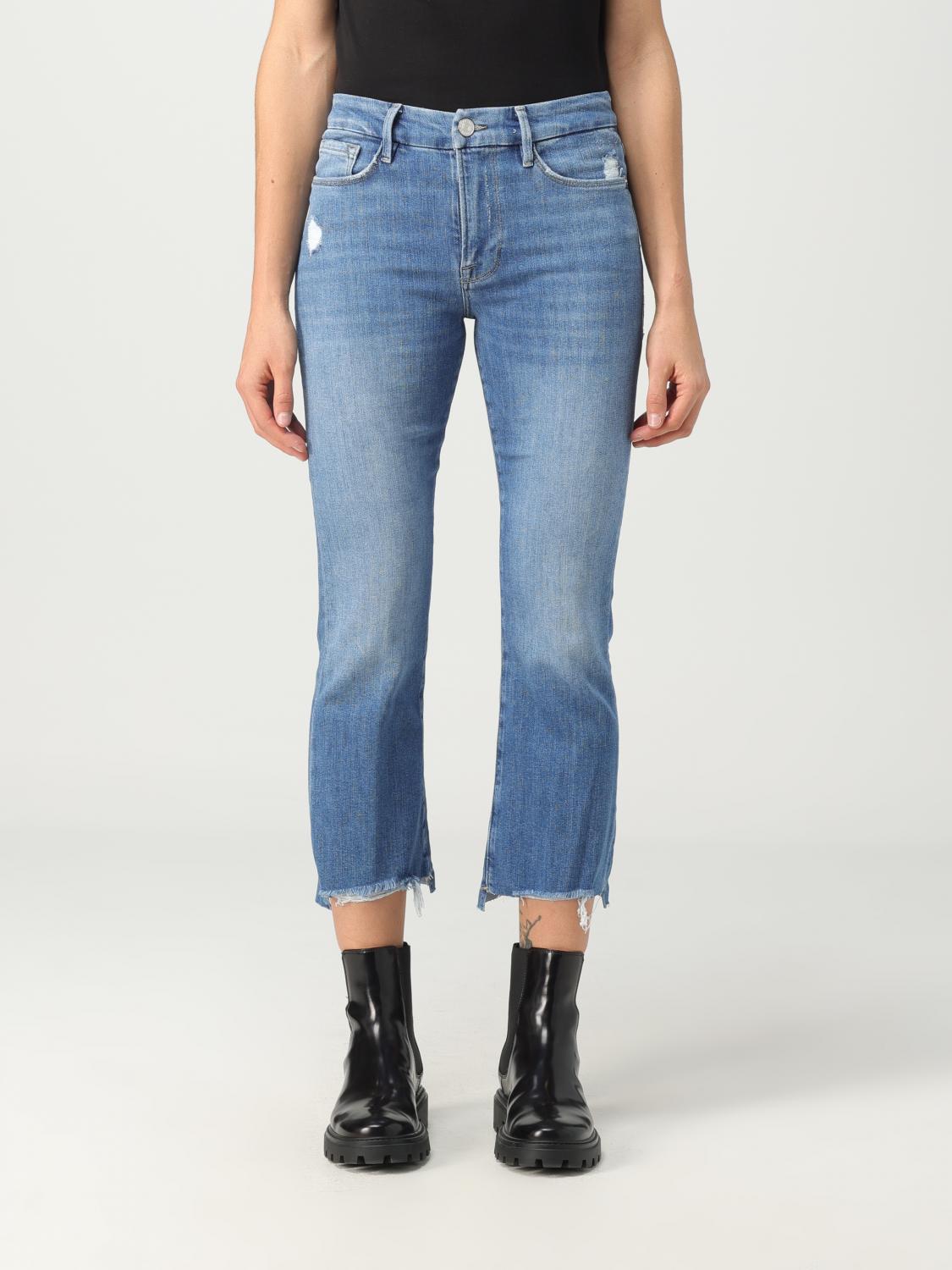 FRAME JEANS: Jeans donna Frame, Blue - Img 1