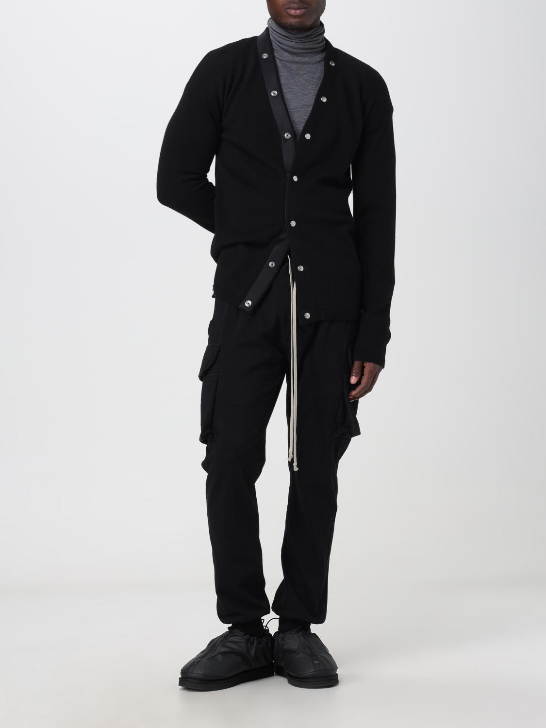 RICK OWENS: Cardigan men - Black | Rick Owens cardigan RU02C7608