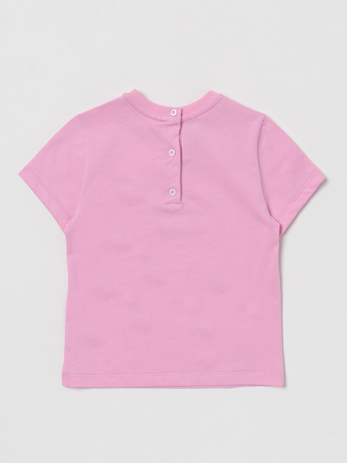 Fendi Kids t-shirt with bear print - Pink | BUI0697AJ | GIGLIO.COM