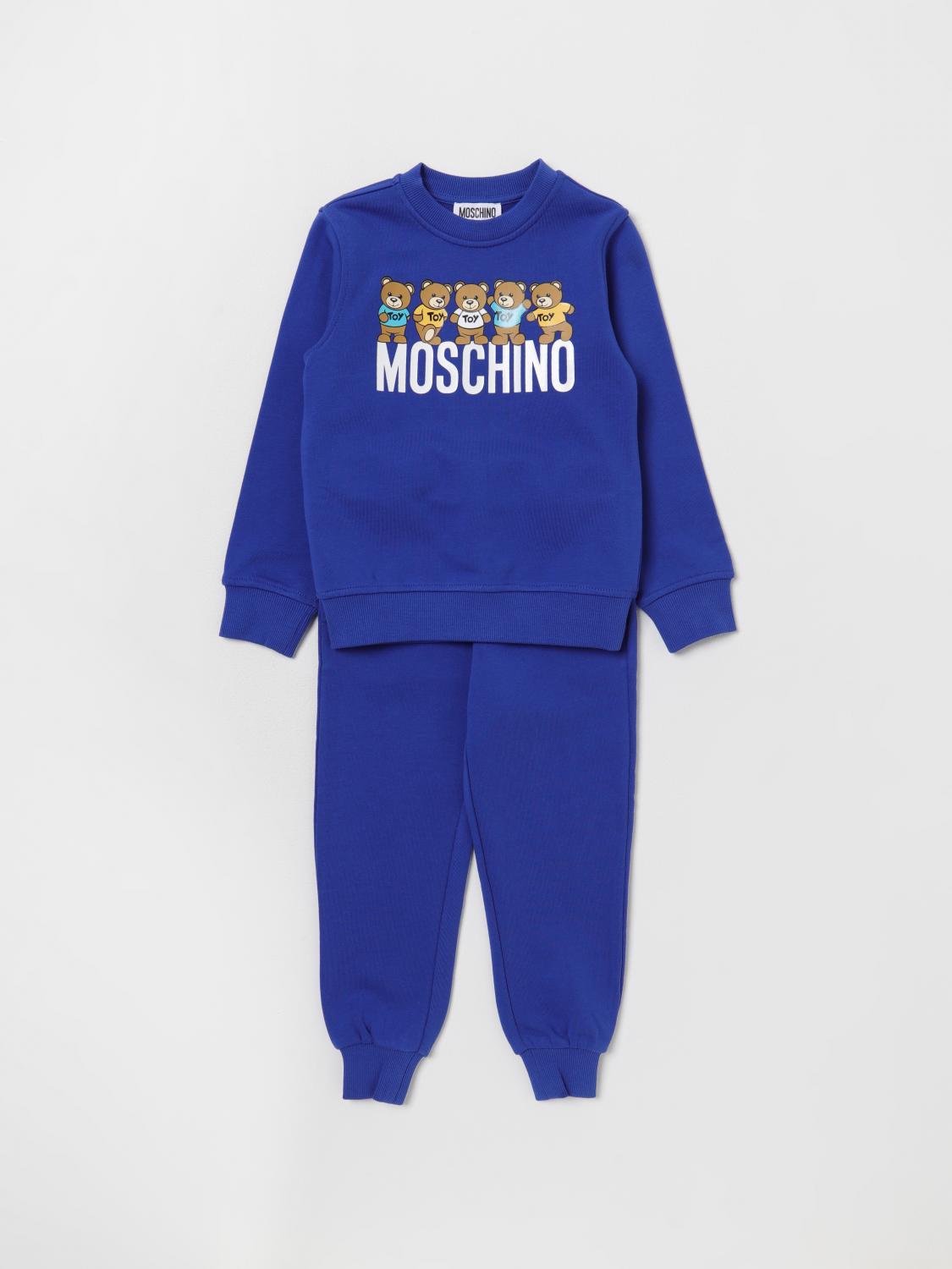 MOSCHINO: Traje niños Kid, Azul Oscuro Conjunto Moschino
