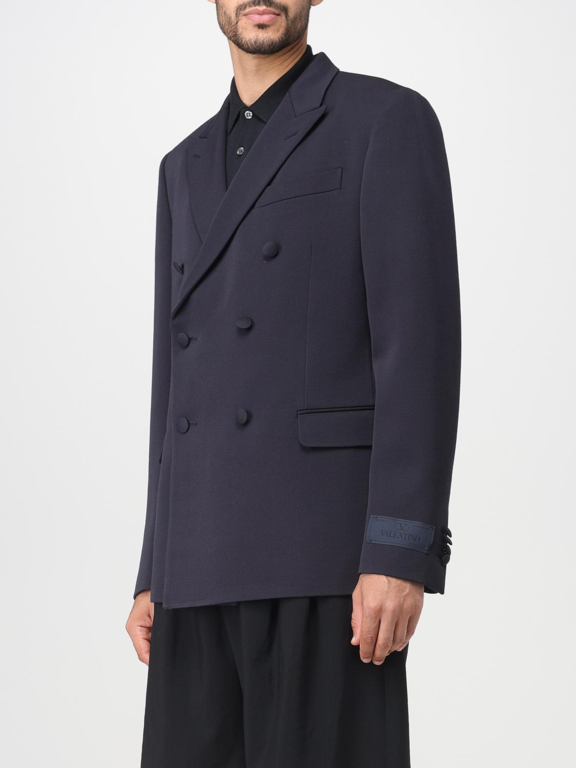 VALENTINO JACKET: Valentino wool blazer, Blue - Img 4