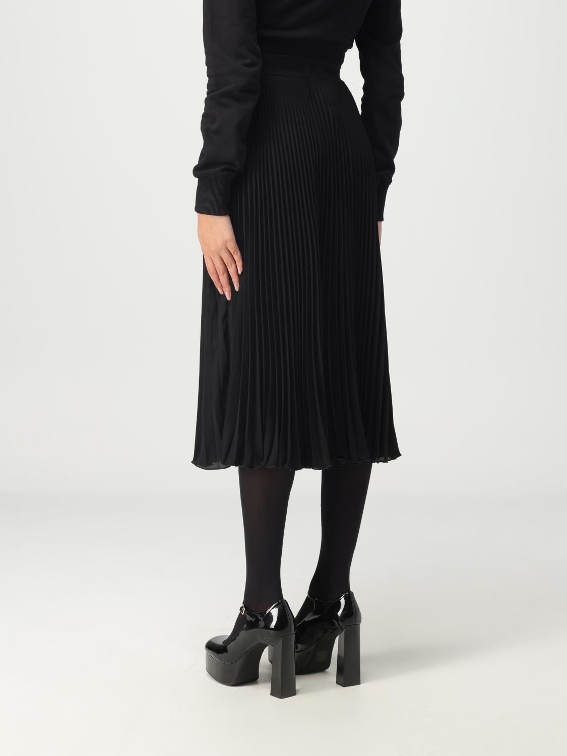 スカート VERSACE JEANS COUTURE Woman Skirt Black 77HAE820NS525 899 VERSACE JEANS COUTURE: Skirt woman - Black | Versace Jeans