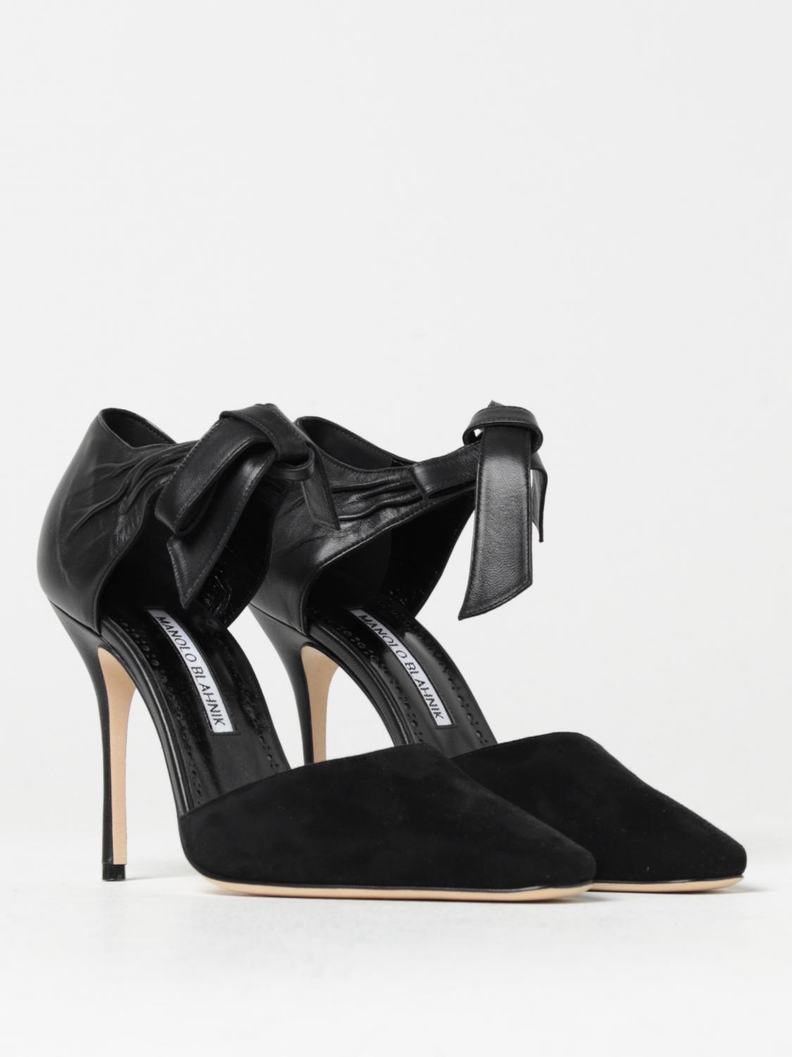 Manolo Blahnik シューズ レディース - ブラック | 3232483 | GIGLIO.COM