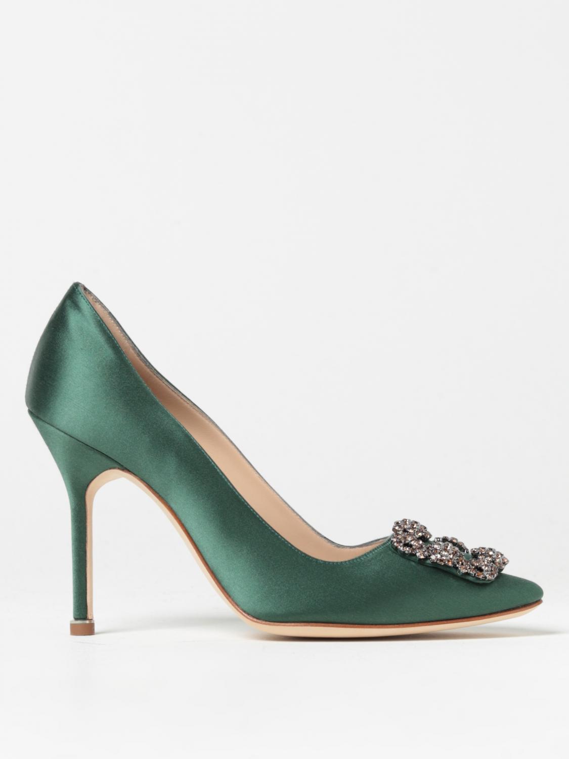 MANOLO BLAHNIK ESCARPIN: Chaussures femme Manolo Blahnik, Vert - Img 1