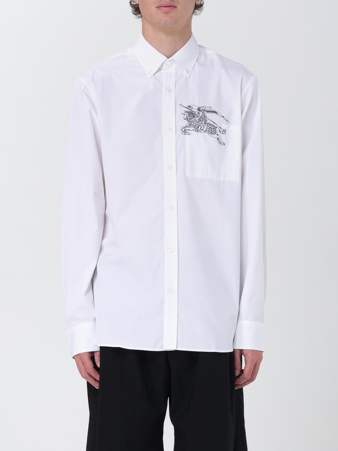 Camisa Burberry Hombre Blanca BURBERRY: Camisa Hombre Blanco