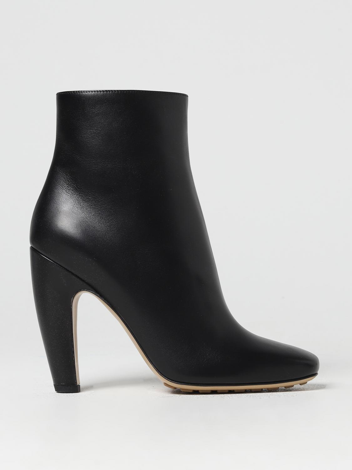BOTTEGA VENETA: Canalazzo leather ankle boots Black Bottega