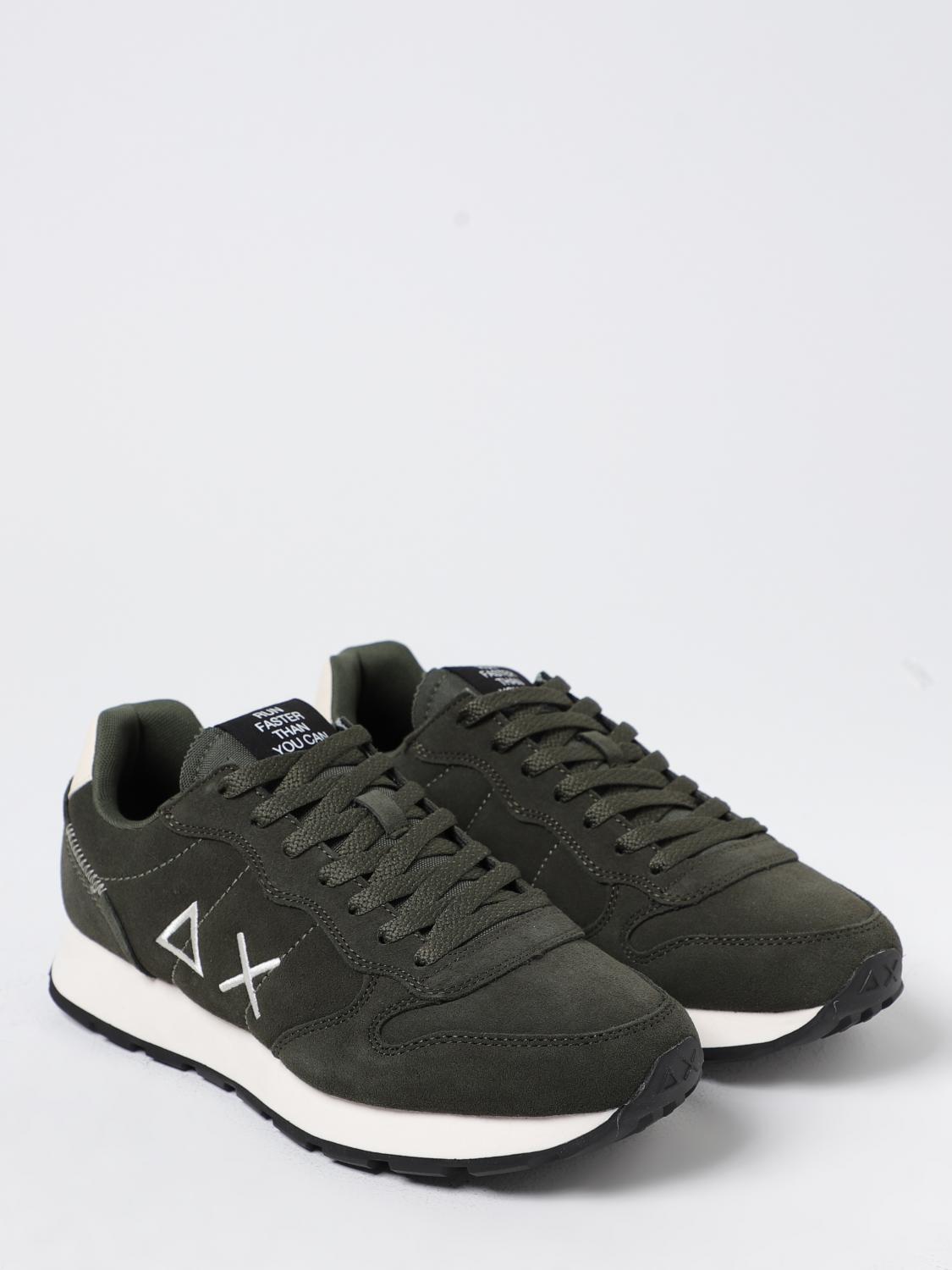 SUN68 BASKETS: Baskets homme Sun 68, Vert Militaire - Img 2