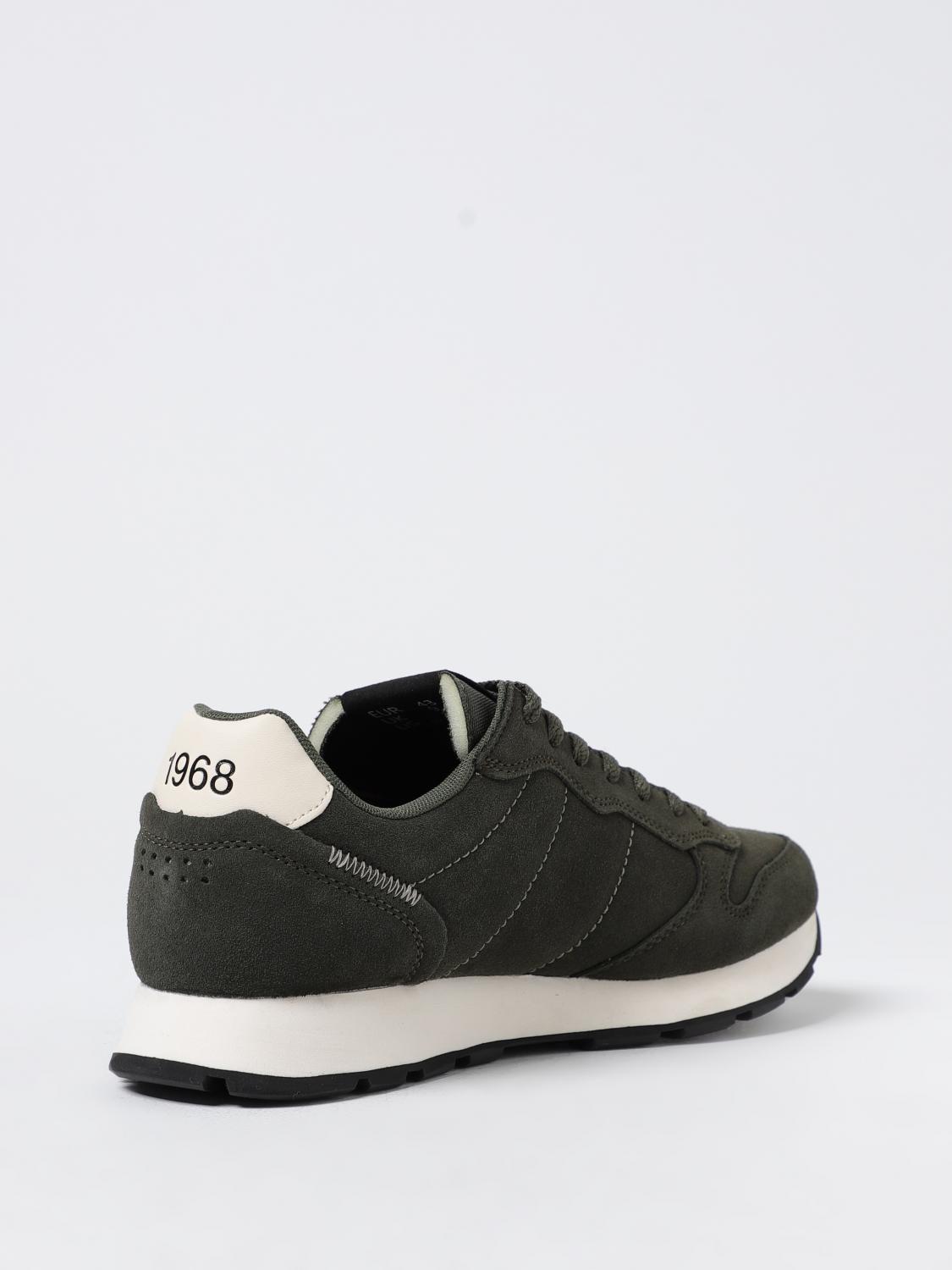 SUN68 BASKETS: Baskets homme Sun 68, Vert Militaire - Img 3