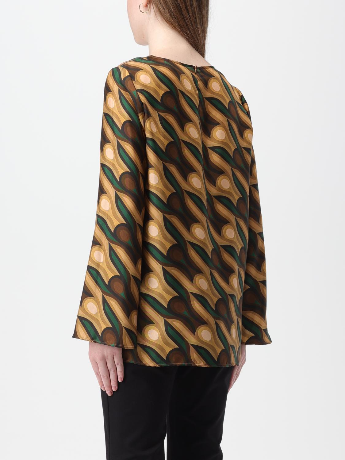 MALIPARMI TOP: Camisa mujer Maliparmi, Camello - Img 2