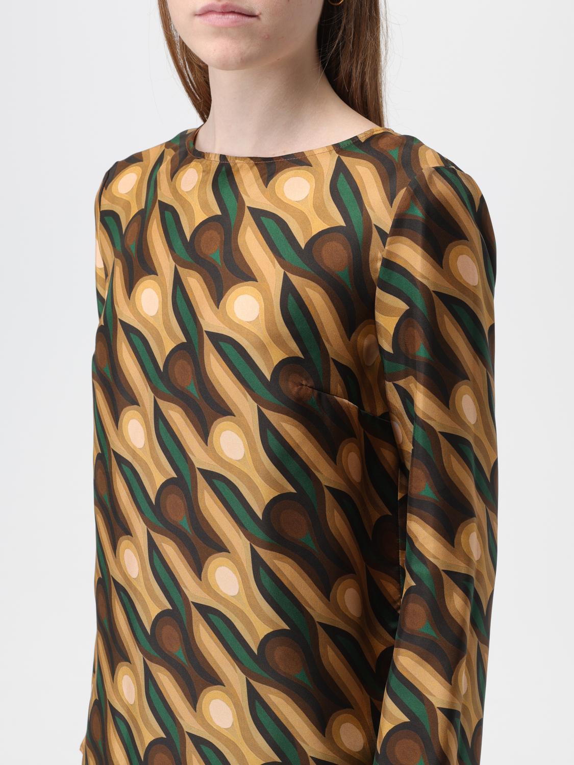 MALIPARMI TOP: Camisa mujer Maliparmi, Camello - Img 3