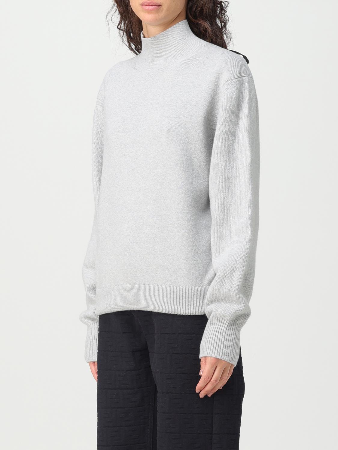 Fendi sweater in wool and cashmere - Grey | FZX934ANJJ | GIGLIO.COM