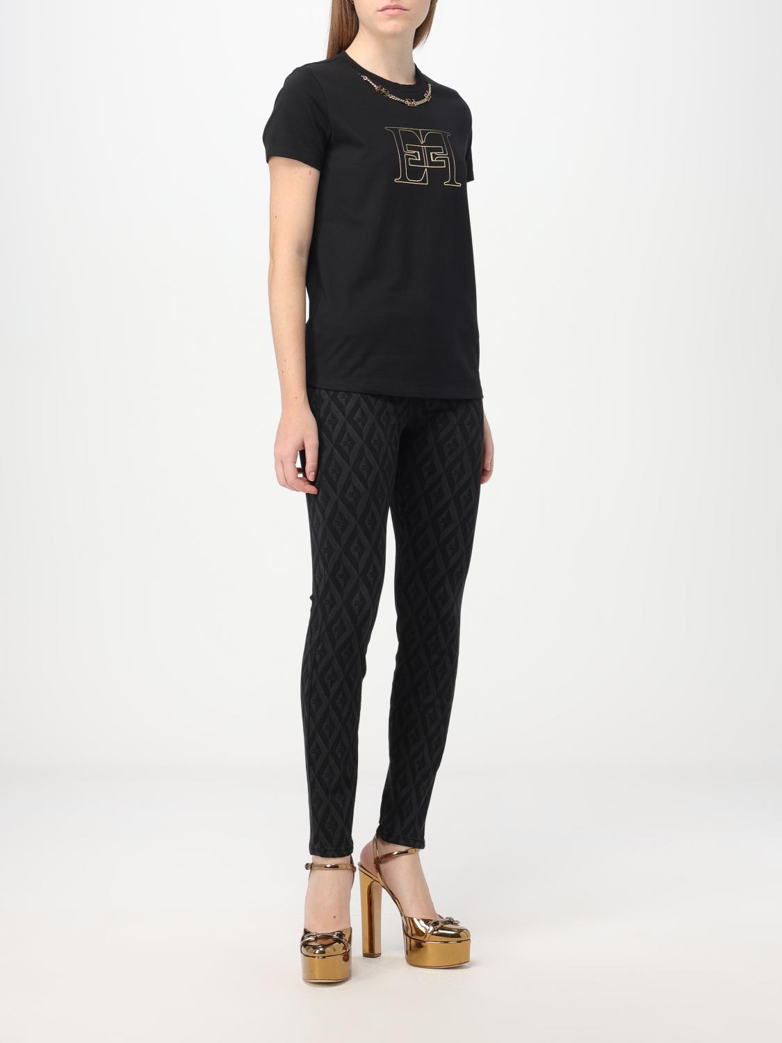 ELISABETTA FRANCHI JEANS: Jeans damen Elisabetta Franchi, Schwarz - Img 2
