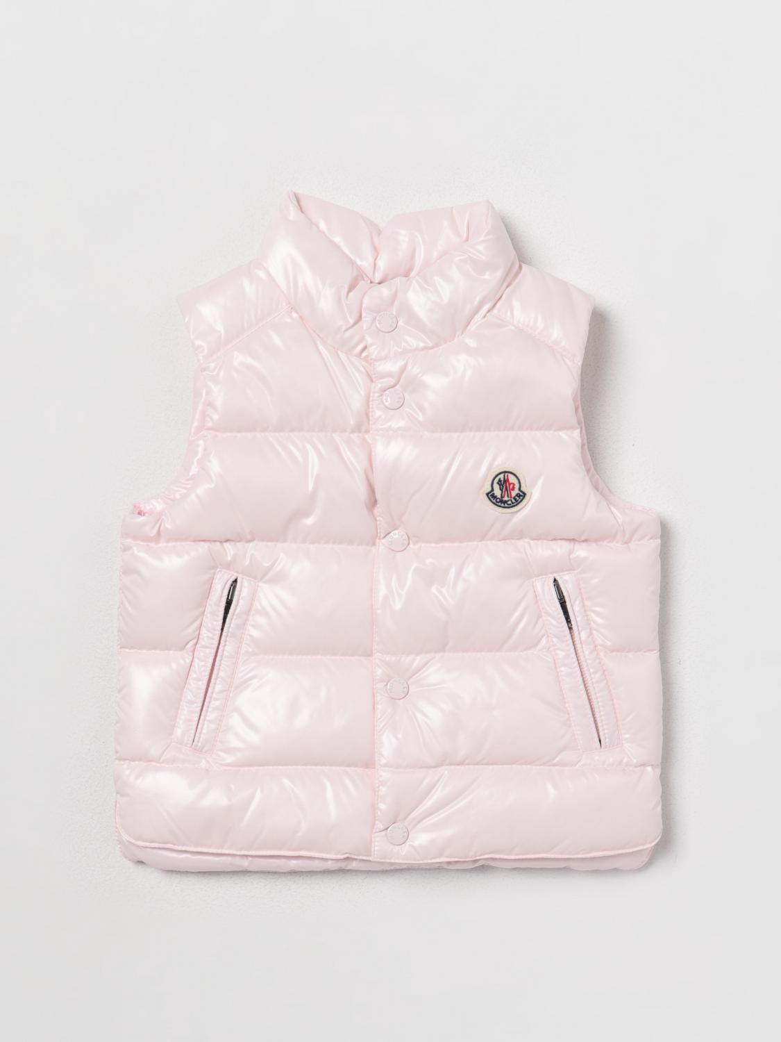 MONCLER ベスト: ジャケット ボーイ Moncler, ピンク - Img 1