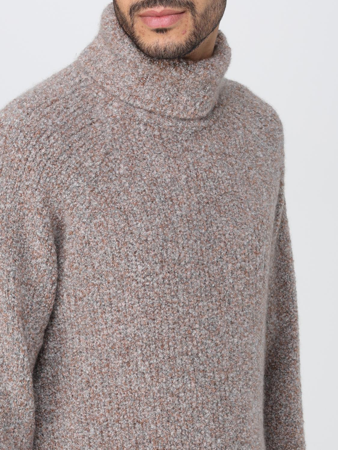 GIORGIO ARMANI: turtleneck sweater - Beige | Giorgio Armani