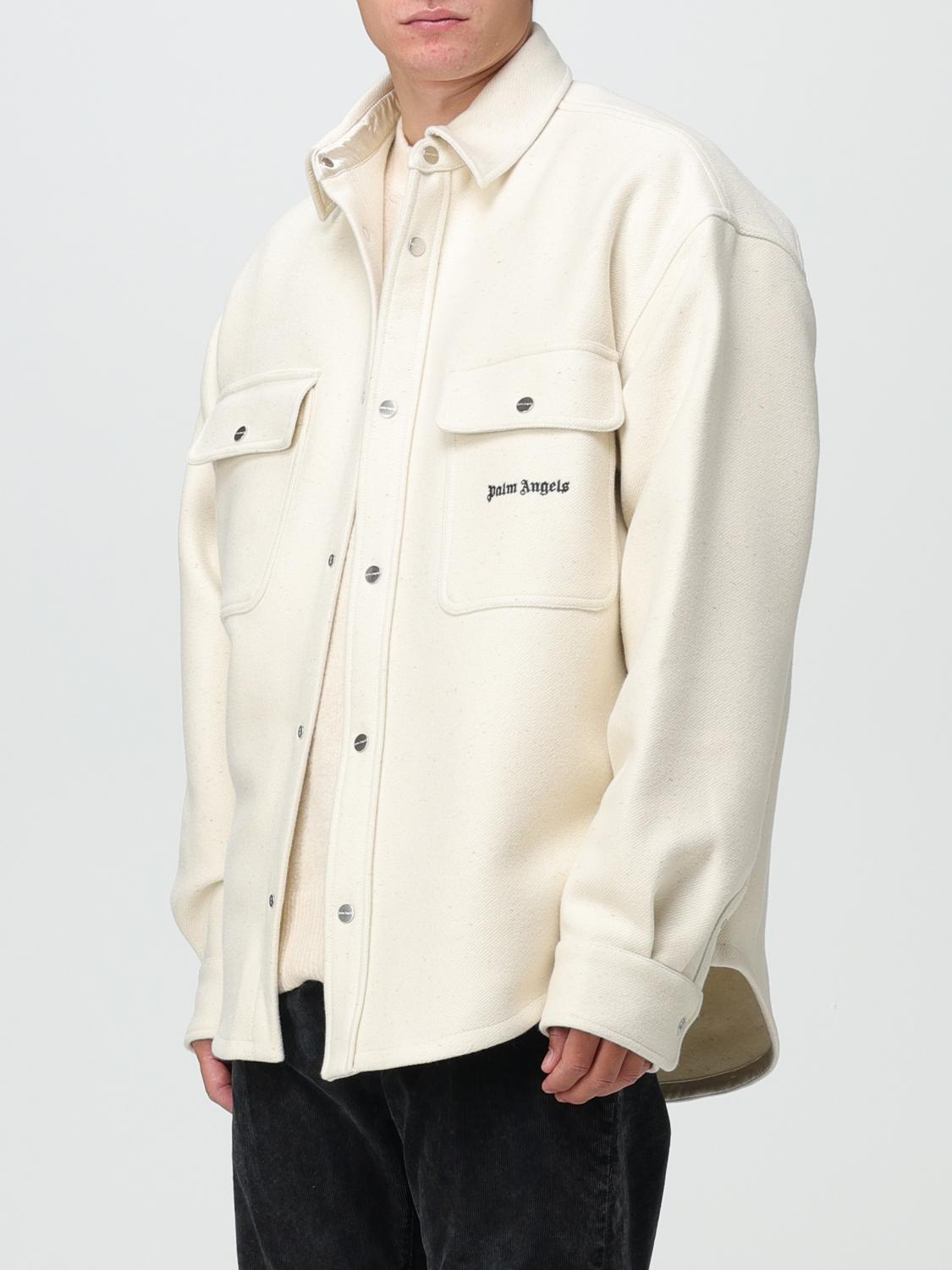 PALM ANGELS 재킷: 셔츠 남성 Palm Angels, 블랙 - Img 4