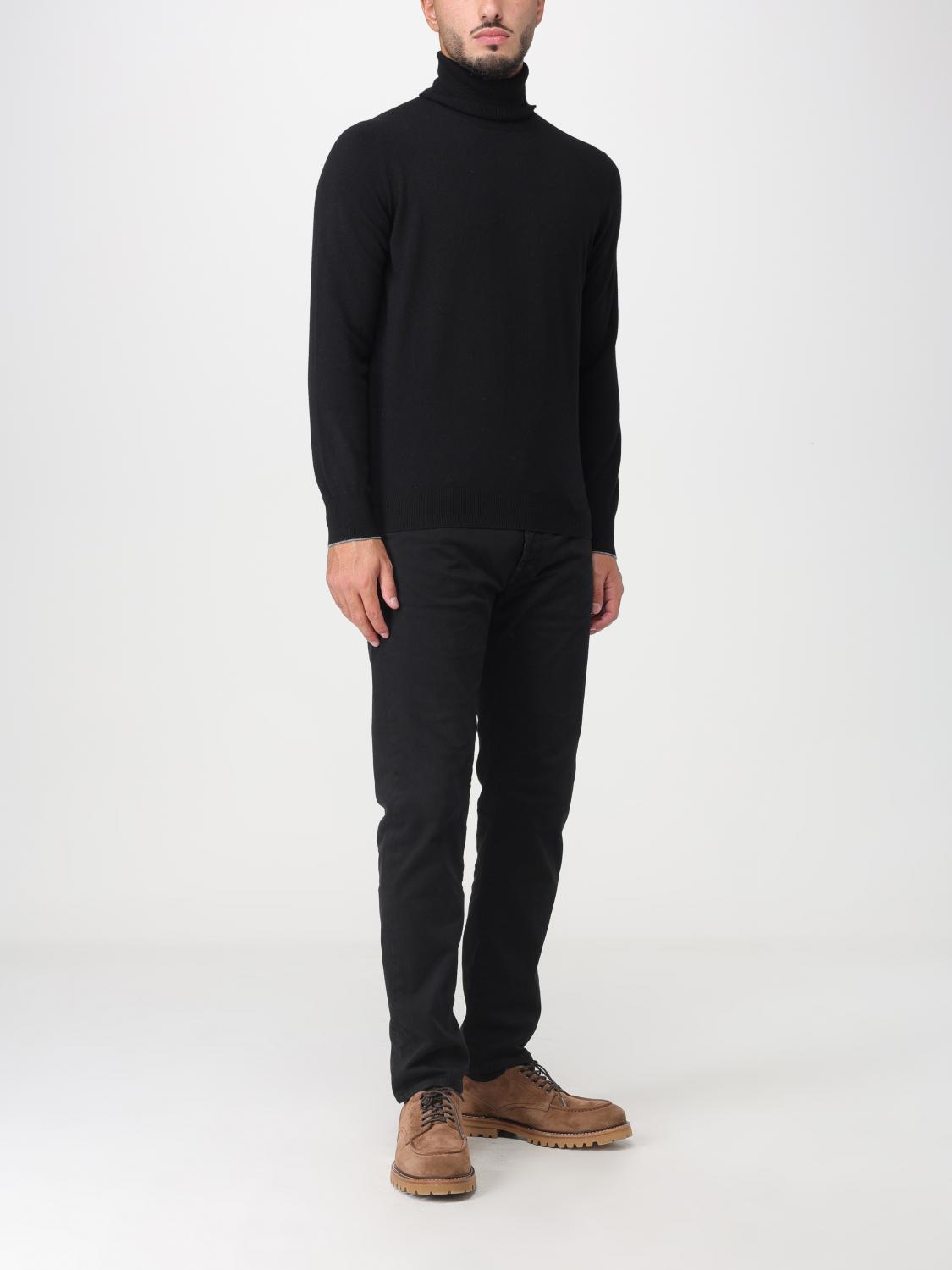BRUNELLO CUCINELLI PULLOVER: Pullover herren Brunello Cucinelli, Schwarz - Img 2