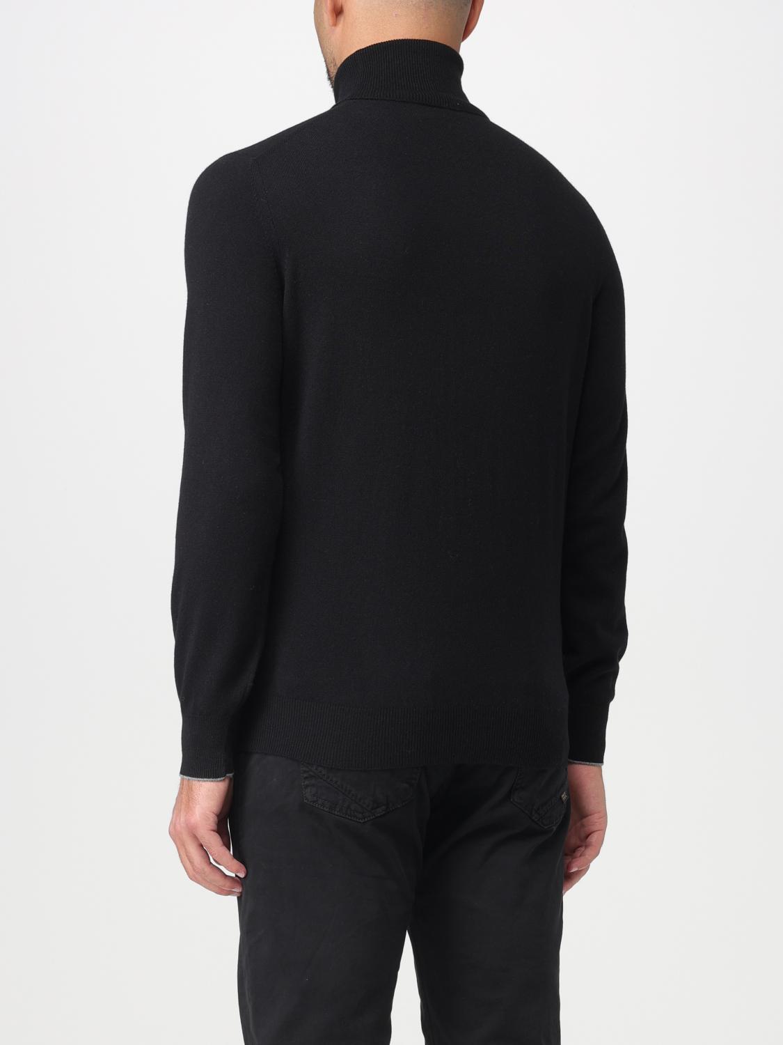 BRUNELLO CUCINELLI PULLOVER: Pullover herren Brunello Cucinelli, Schwarz - Img 3