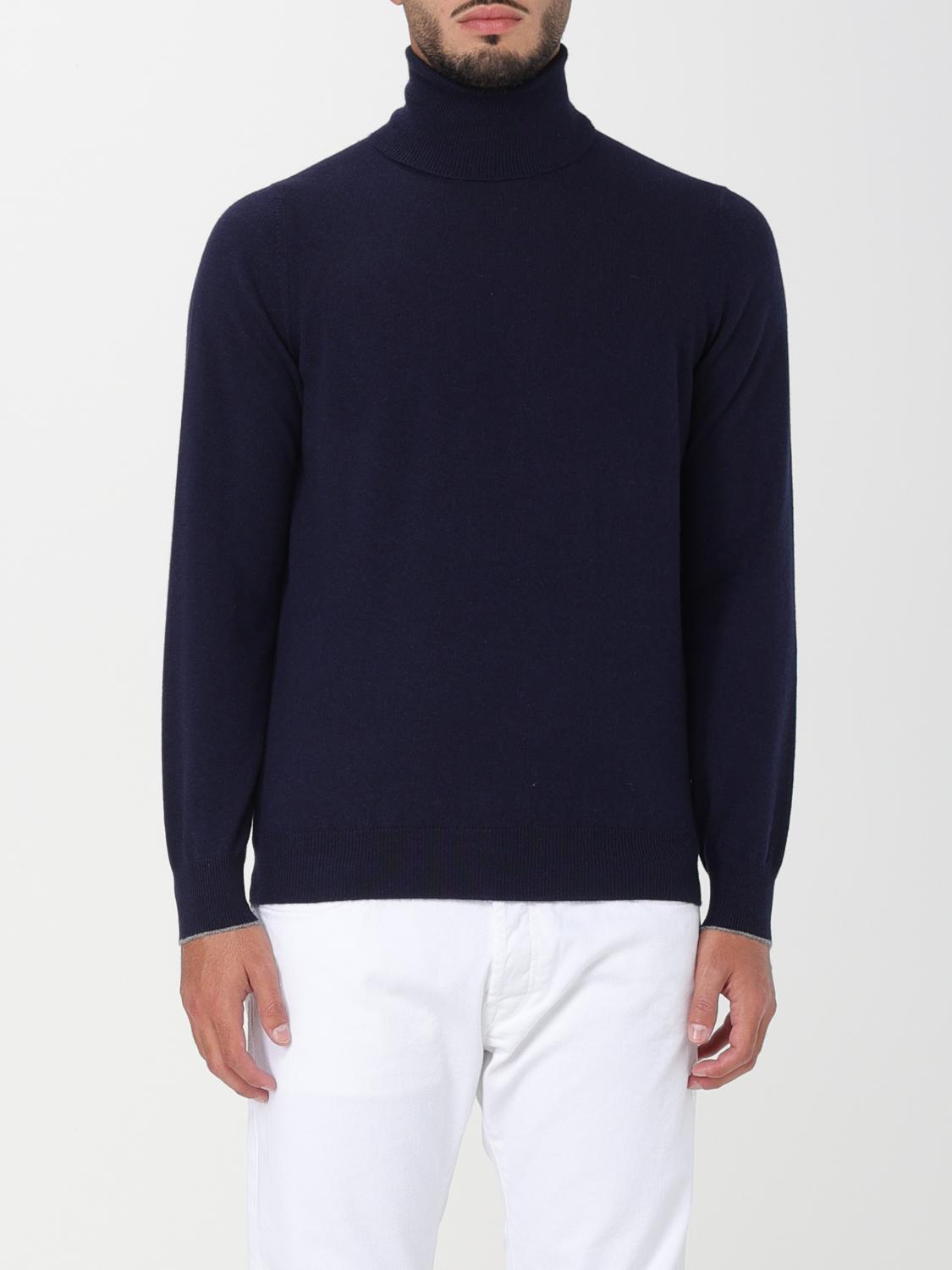 BRUNELLO CUCINELLI PULLOVER: Pullover herren Brunello Cucinelli, Blau 1 - Img 1