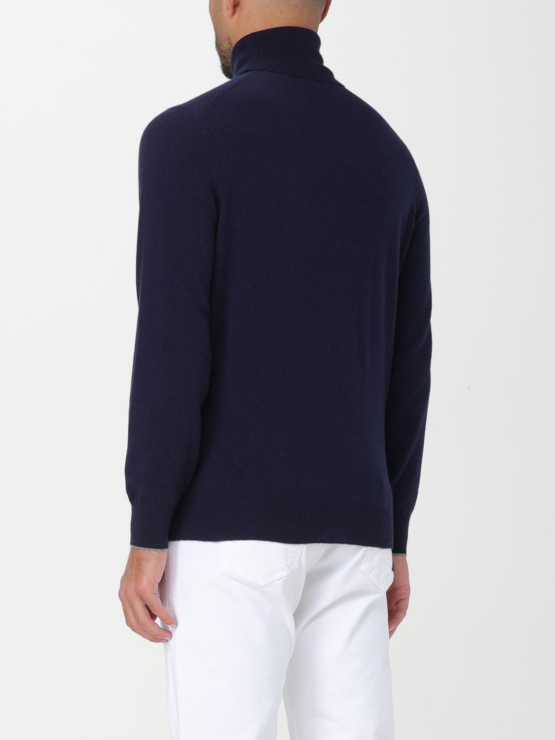 BRUNELLO CUCINELLI PULLOVER: Pullover herren Brunello Cucinelli, Blau 1 - Img 3