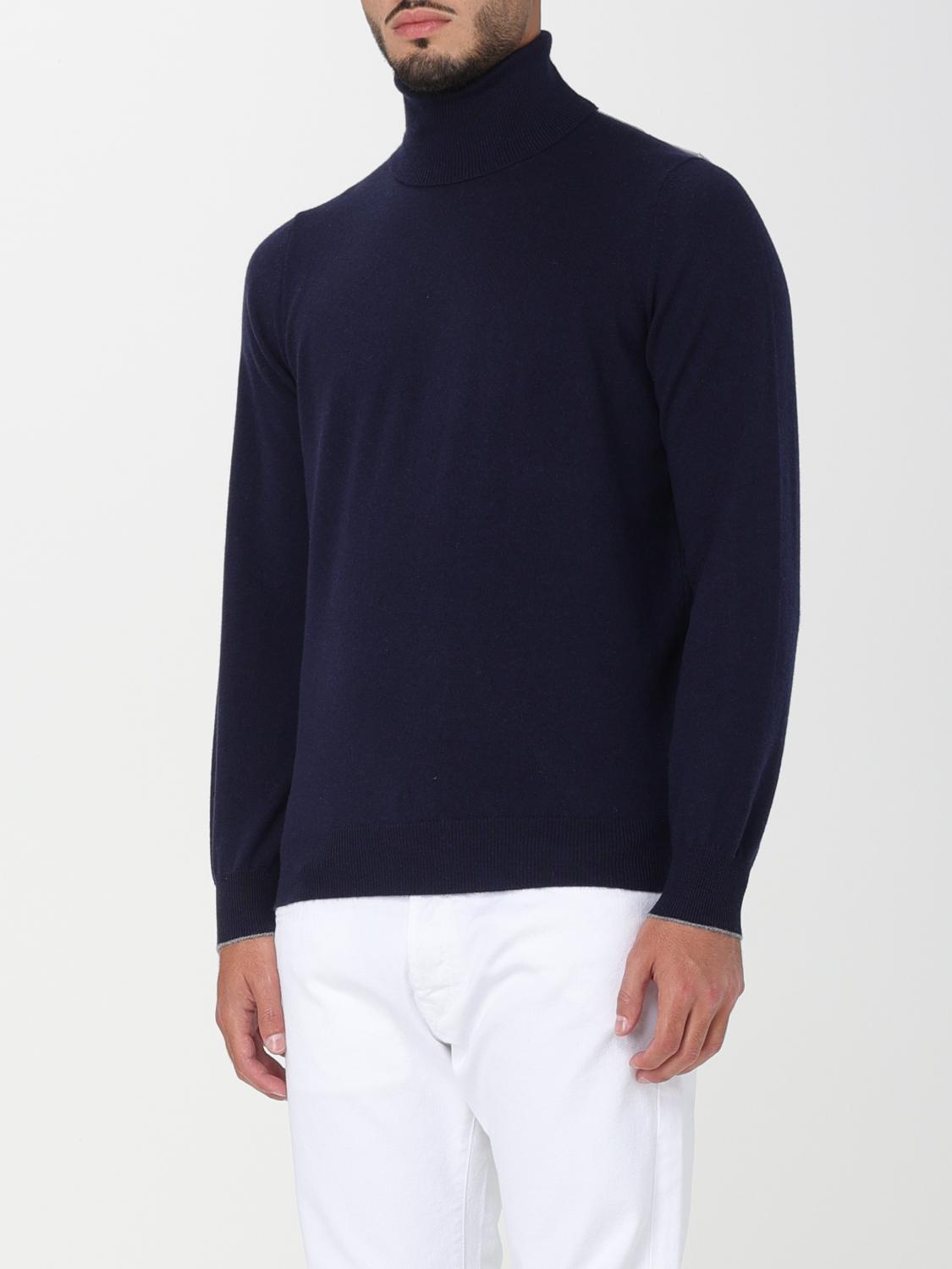 BRUNELLO CUCINELLI PULLOVER: Pullover herren Brunello Cucinelli, Blau 1 - Img 4