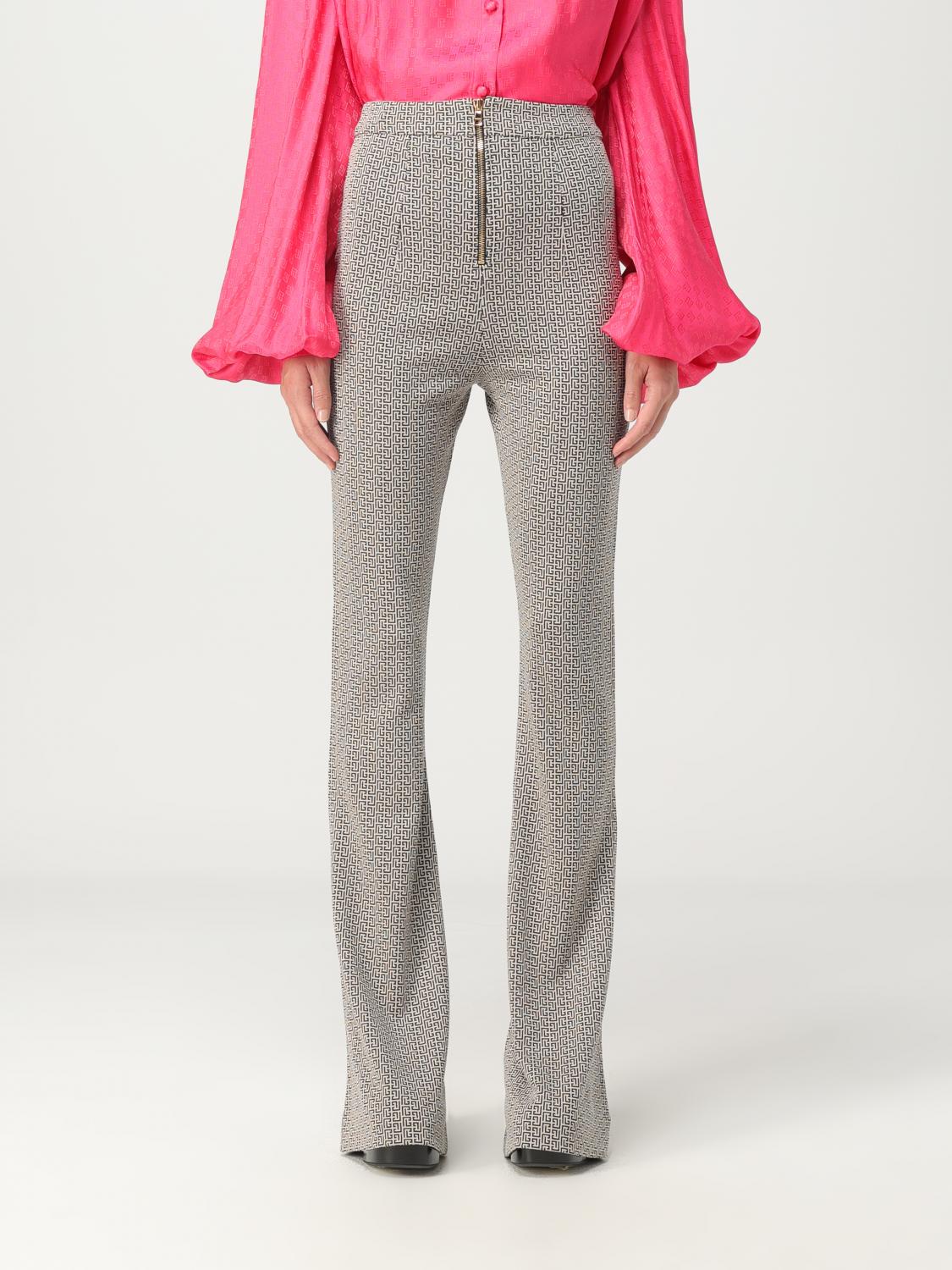 BALMAIN PANTALONES: Pantalón mujer Balmain, Marfil - Img 1