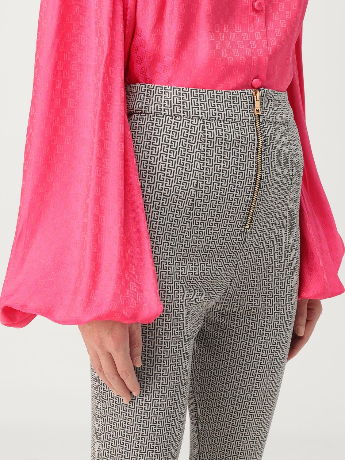 BALMAIN PANTALONES: Pantalón mujer Balmain, Marfil - Img 5