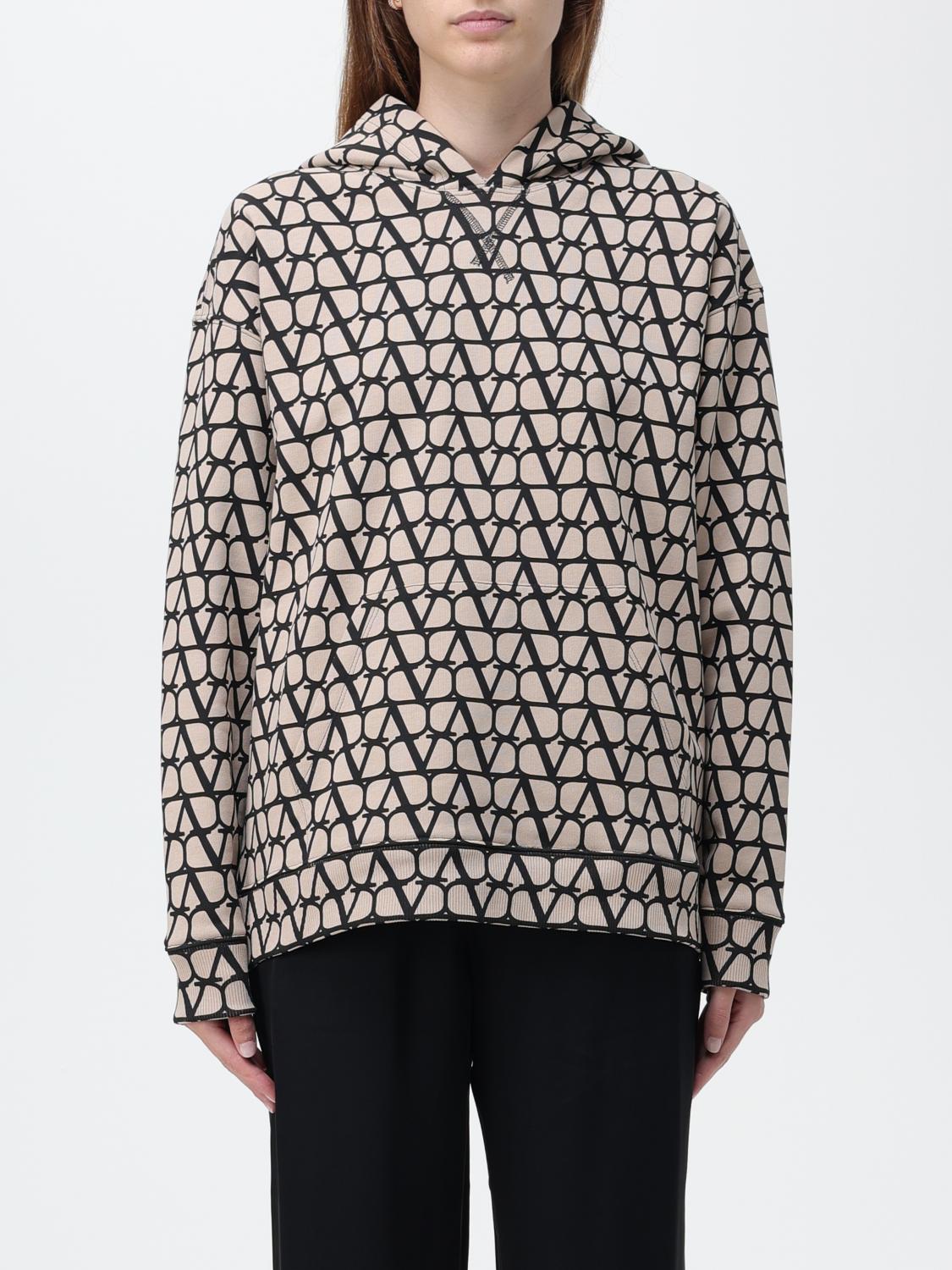 Valentino iconograph toile jersey hoodie - Beige | 3B3MF21X82B