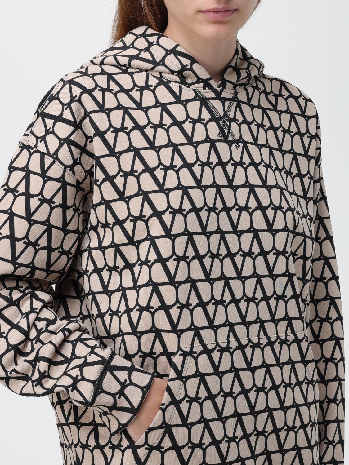 Valentino iconograph toile jersey hoodie - Beige | 3B3MF21X82B