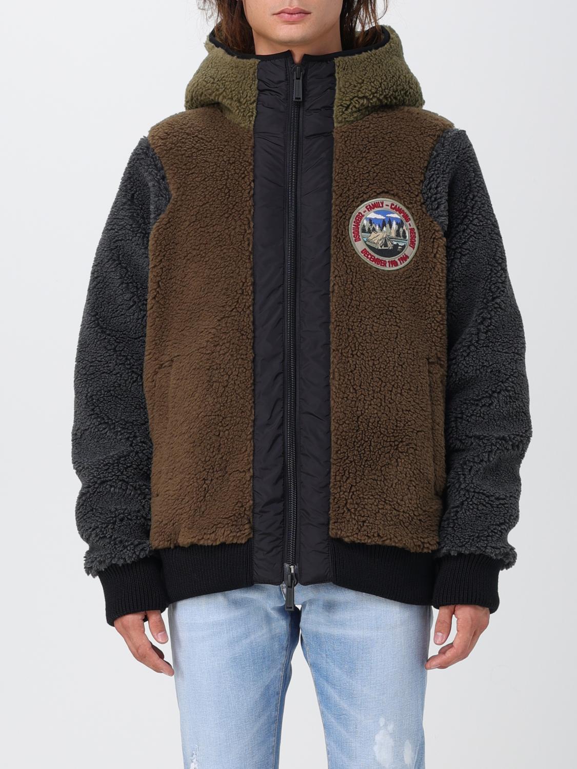 DSQUARED2 毛衣: 毛衣 男士 Dsquared2, 棕色 - Img 1