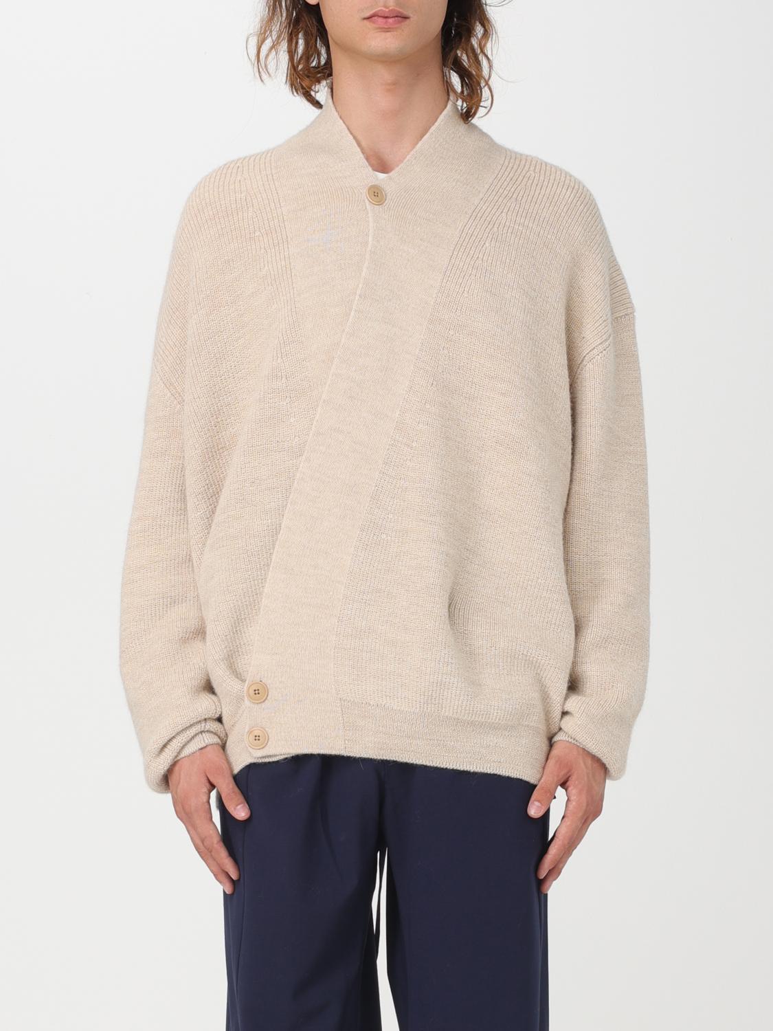 LEMAIRE CARDIGAN: Sweatshirt men Lemaire, Cream - Img 1