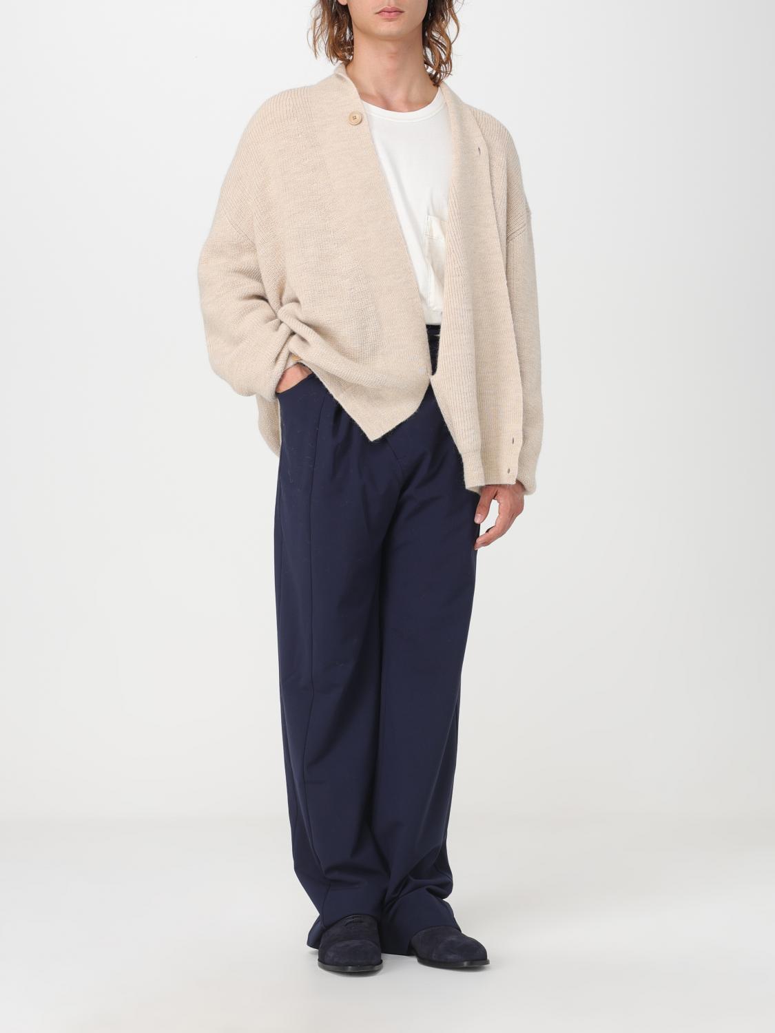LEMAIRE CARDIGAN: Sweatshirt men Lemaire, Cream - Img 2