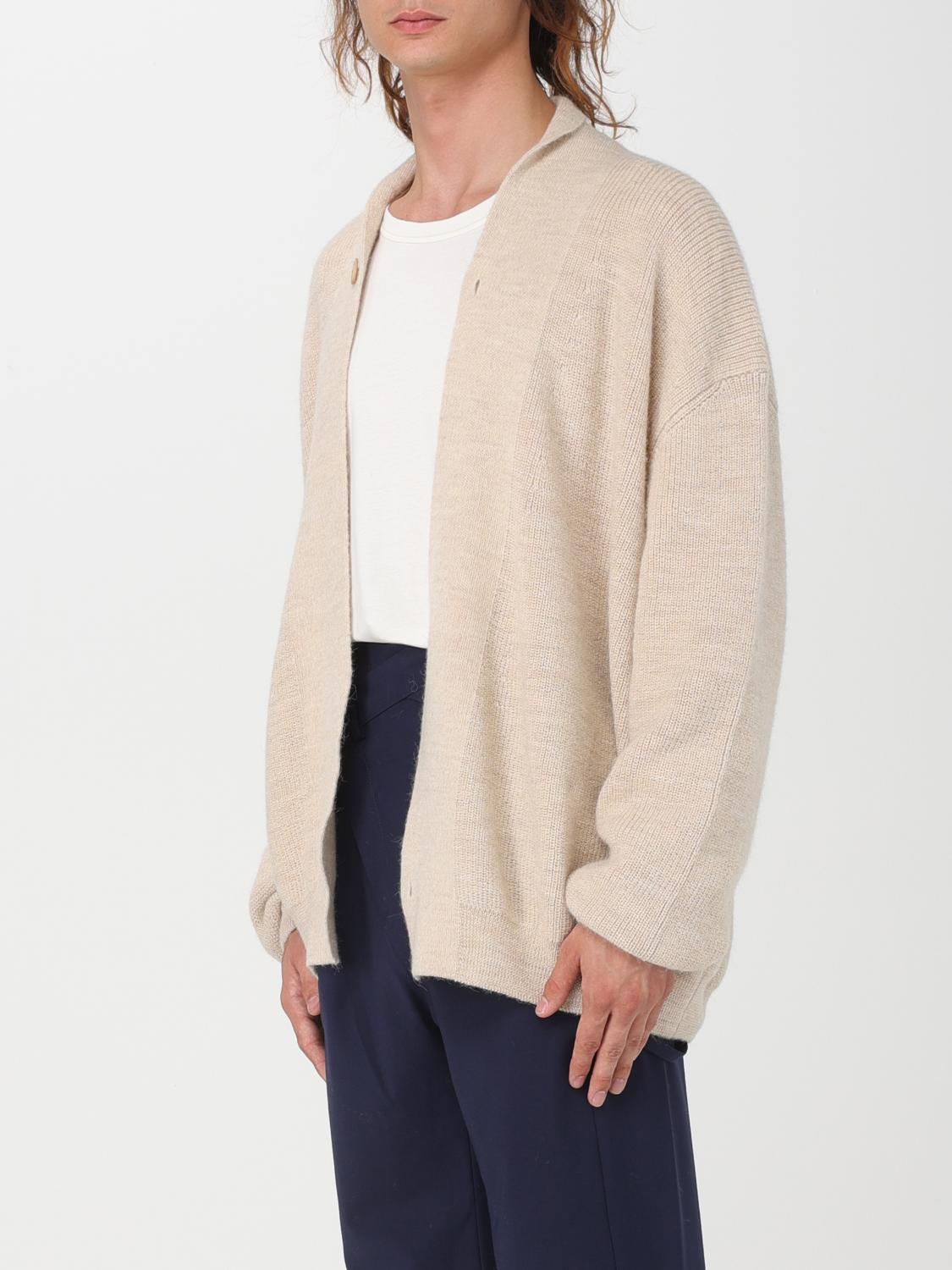 LEMAIRE CARDIGAN: Sweatshirt men Lemaire, Cream - Img 4