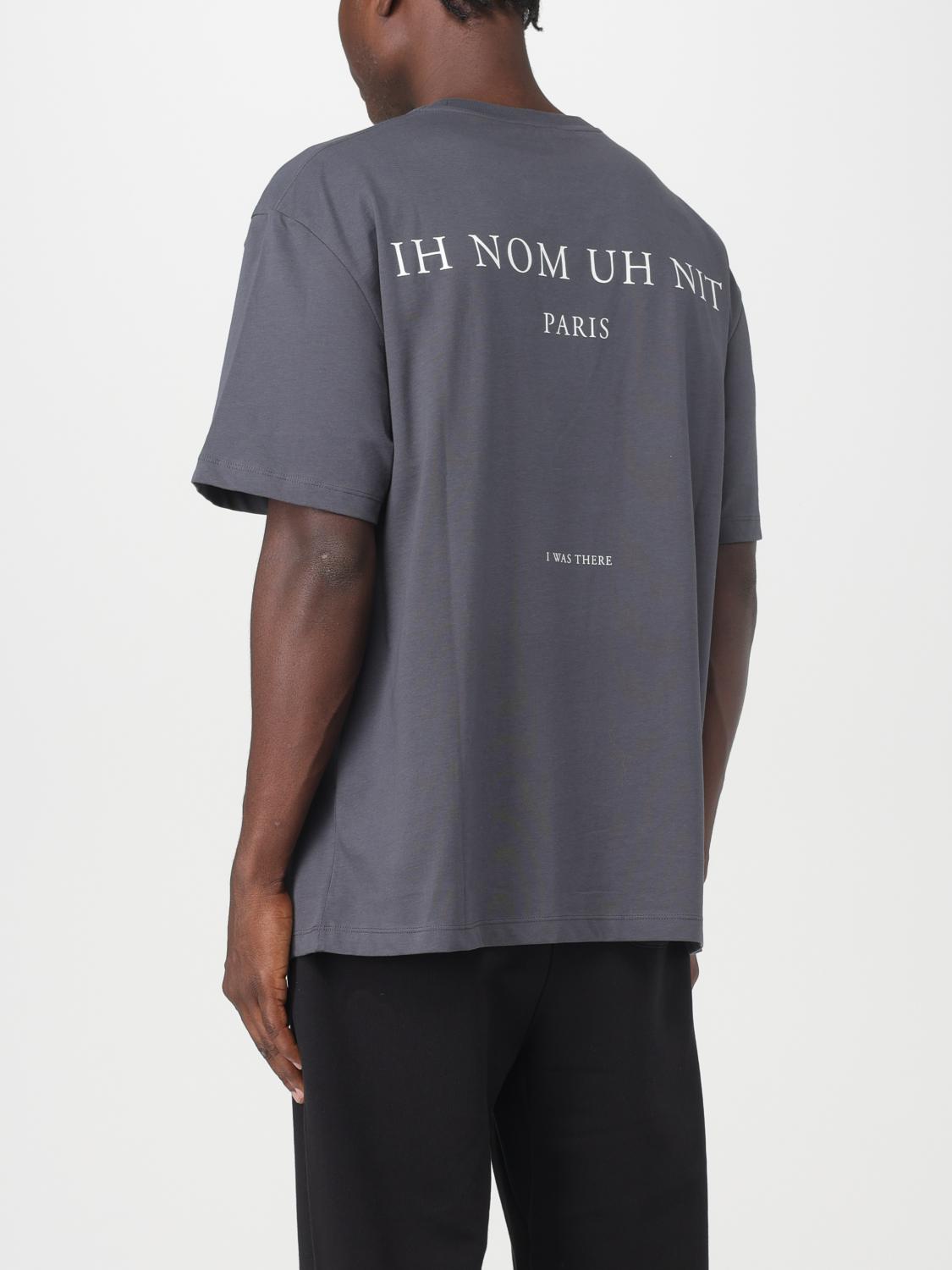 IH NOM UH NIT 티셔츠: 티셔츠 남성 Ih Nom Uh Nit, 그레이 - Img 2
