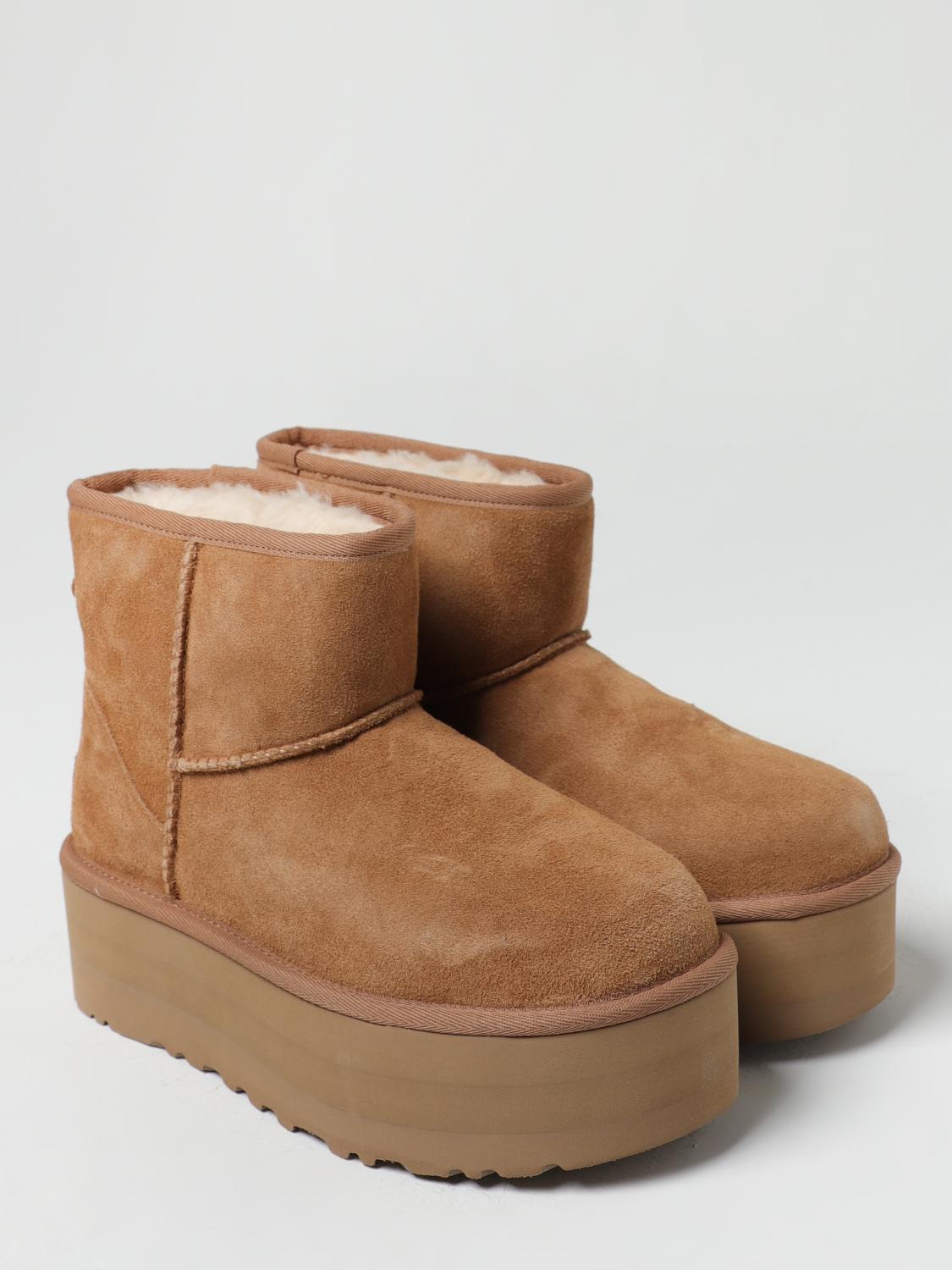 UGG FLACHE STIEFELETTEN: Schuhe damen UGG, Haselnuss - Img 2