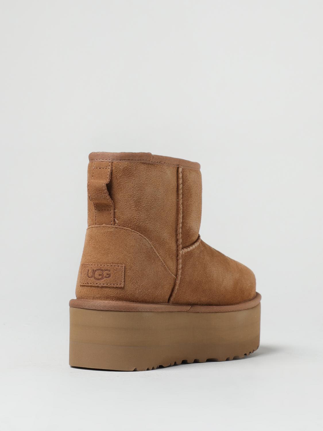 UGG FLACHE STIEFELETTEN: Schuhe damen UGG, Haselnuss - Img 3