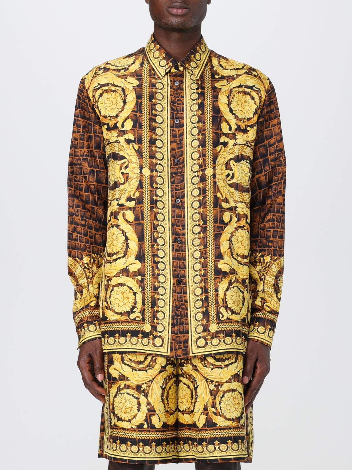 VERSACE SHIRT: Versace silk shirt, Multicolor - Img 1